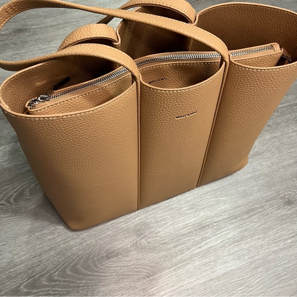 MATT & NAT - HYDE Light pink tote bag w/ laptop sleeve - Picture 7 of 12